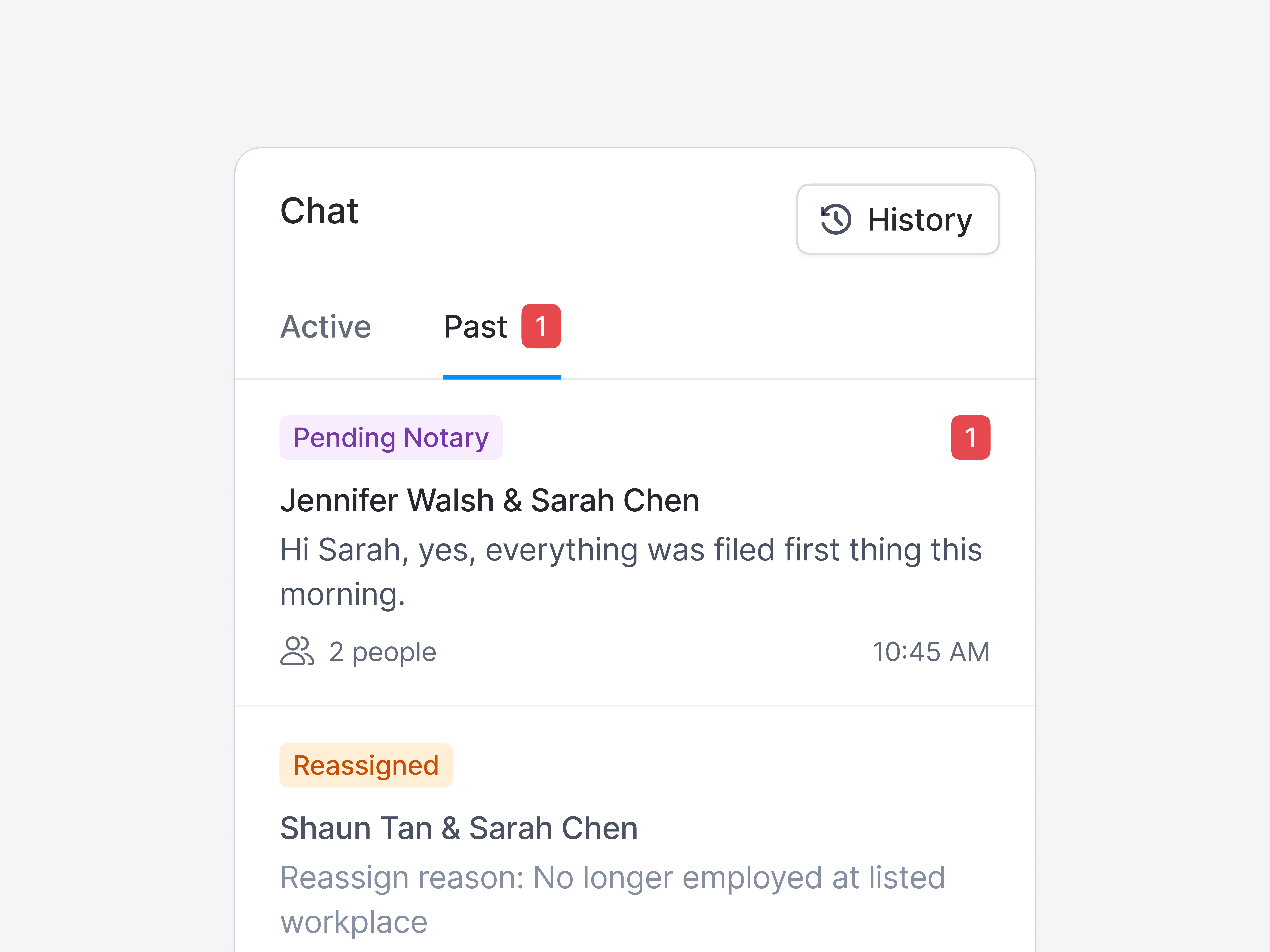 Unified history timeline