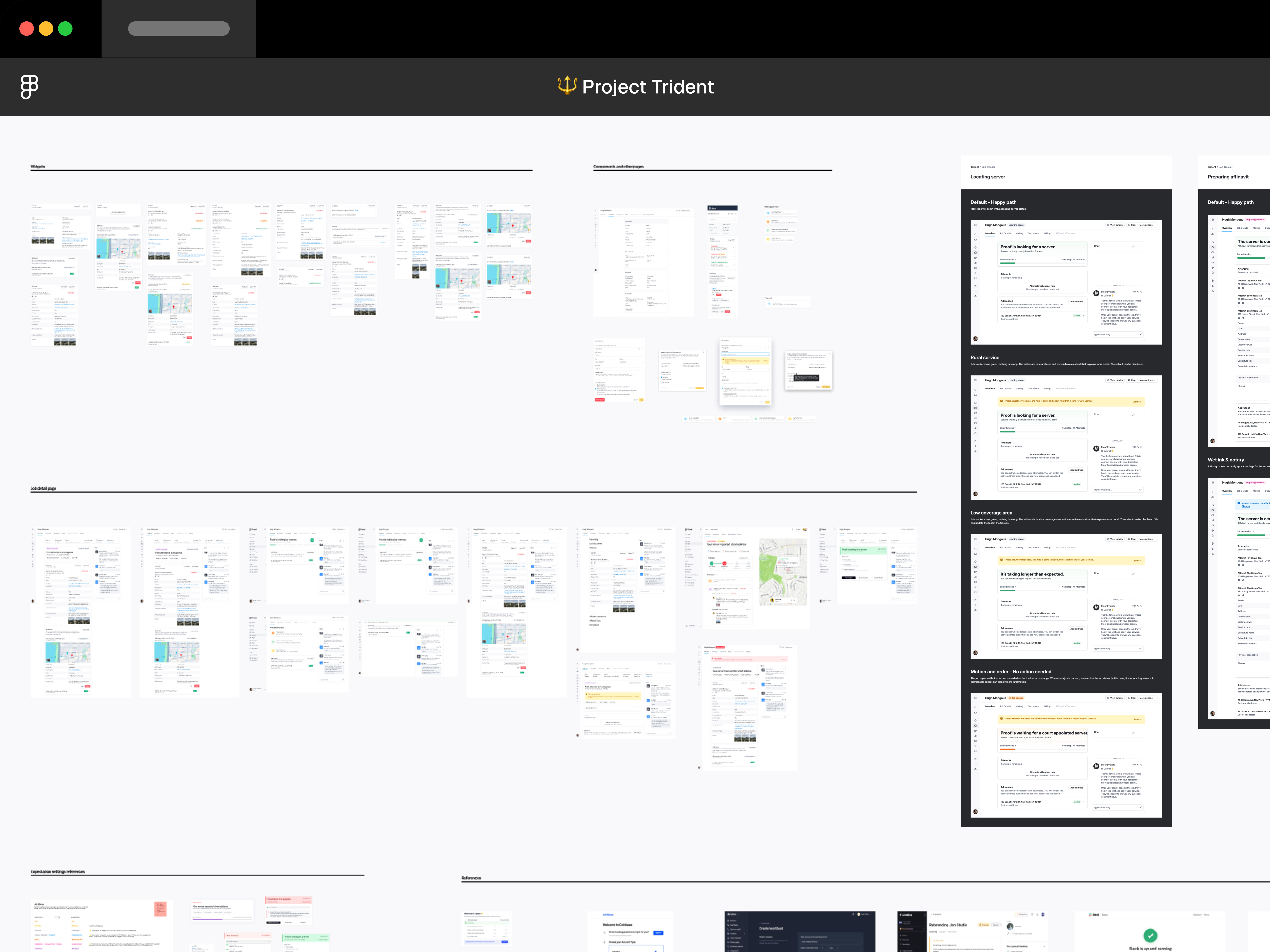 Pages of design iteration